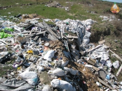 Самовільне сміттєзвалище в селі Мотижин